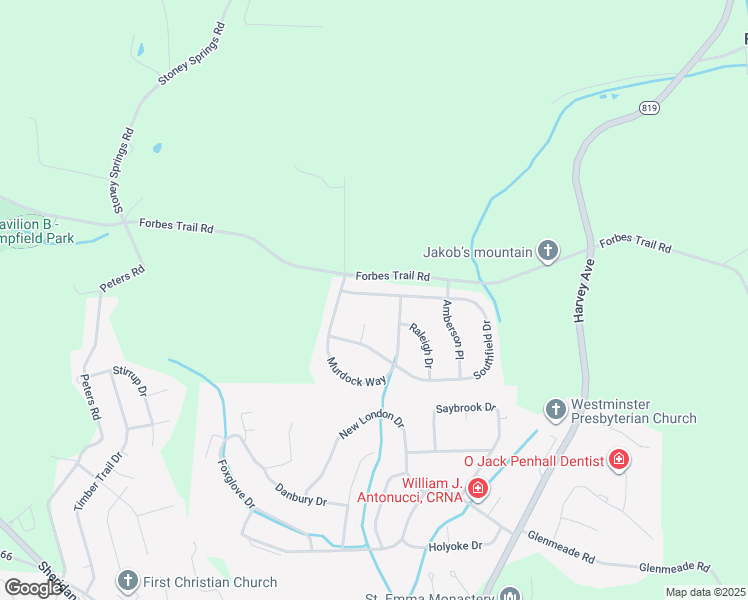 map of restaurants, bars, coffee shops, grocery stores, and more near 515 Southfield Drive in Greensburg