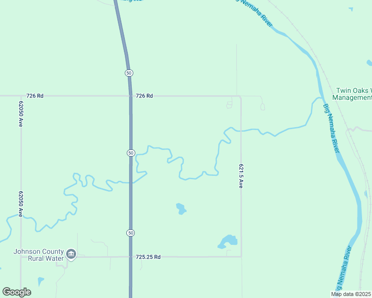 map of restaurants, bars, coffee shops, grocery stores, and more near 62145 726 Road in Tecumseh