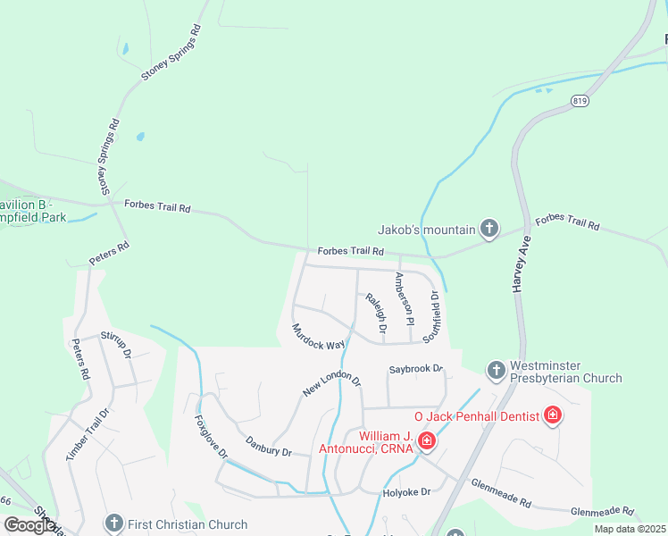 map of restaurants, bars, coffee shops, grocery stores, and more near 515 Southfield Drive in Greensburg