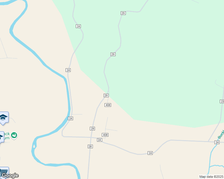 map of restaurants, bars, coffee shops, grocery stores, and more near 26880 Township Road 29 in Warsaw
