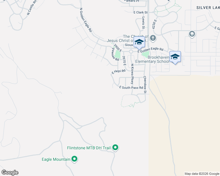 map of restaurants, bars, coffee shops, grocery stores, and more near 3873 East South Pass Cove in Eagle Mountain