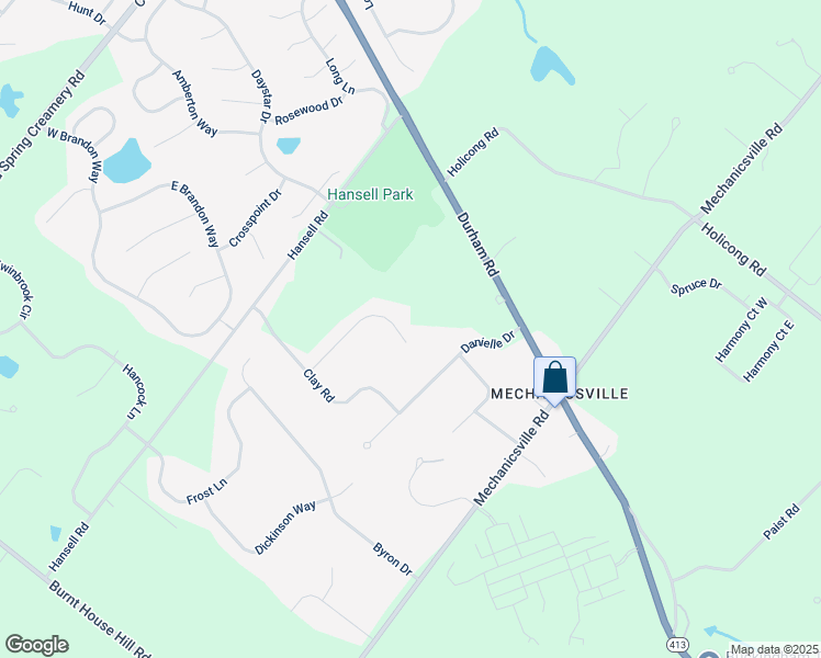 map of restaurants, bars, coffee shops, grocery stores, and more near 4940 Hunt Field Drive in Doylestown