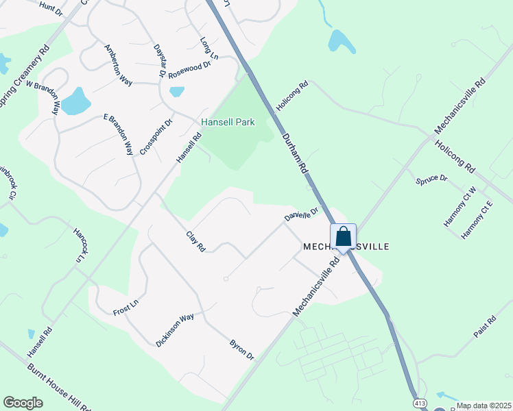 map of restaurants, bars, coffee shops, grocery stores, and more near 4940 Hunt Field Drive in Doylestown