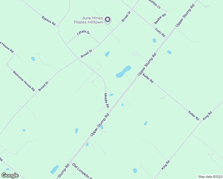 map of restaurants, bars, coffee shops, grocery stores, and more near 35 Middle Road in Perkasie