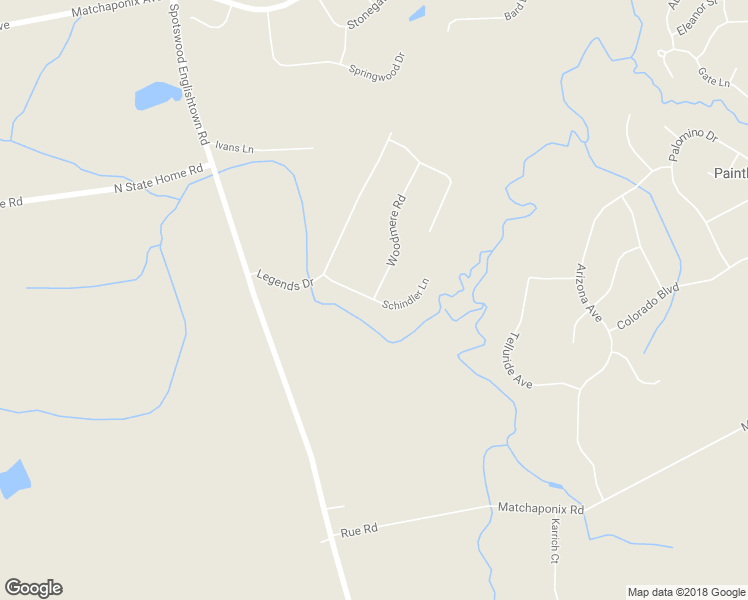 map of restaurants, bars, coffee shops, grocery stores, and more near Schindler Lane in Monroe Township