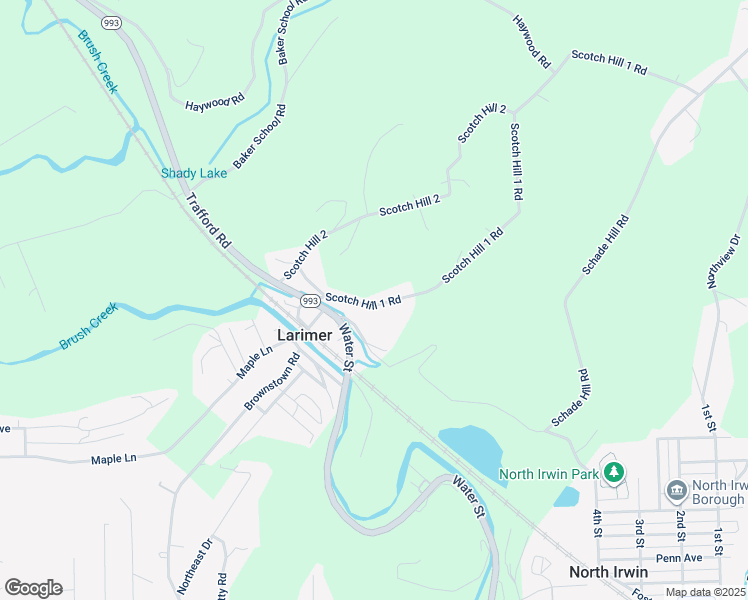 map of restaurants, bars, coffee shops, grocery stores, and more near 2499 Scotch Hill 2 in Irwin