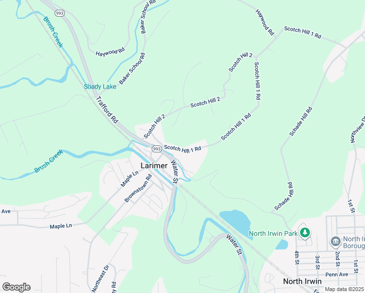 map of restaurants, bars, coffee shops, grocery stores, and more near 2499 Scotch Hill 2 in Irwin