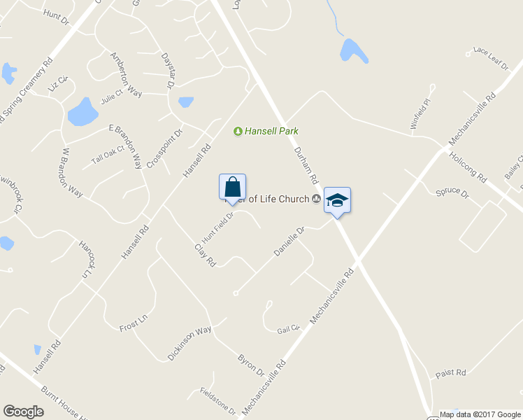 map of restaurants, bars, coffee shops, grocery stores, and more near 4924 Hunt Field Drive in Doylestown