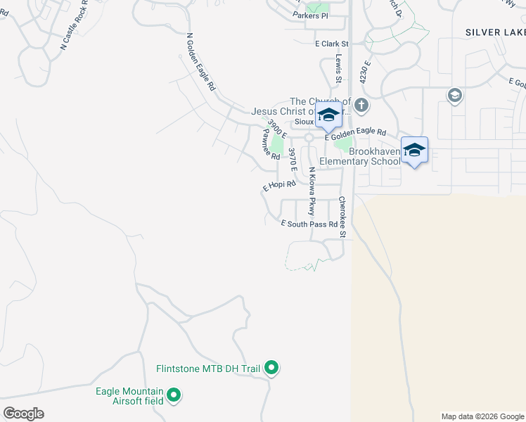 map of restaurants, bars, coffee shops, grocery stores, and more near 7001 North South Pass Road in Eagle Mountain