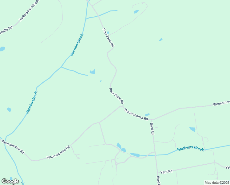 map of restaurants, bars, coffee shops, grocery stores, and more near 72 Poor Farm Road in Pennington
