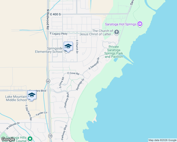 map of restaurants, bars, coffee shops, grocery stores, and more near 822 East Saratoga Road in Saratoga Springs