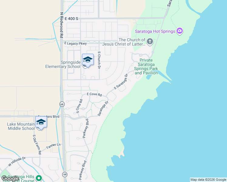 map of restaurants, bars, coffee shops, grocery stores, and more near 822 East Saratoga Road in Saratoga Springs