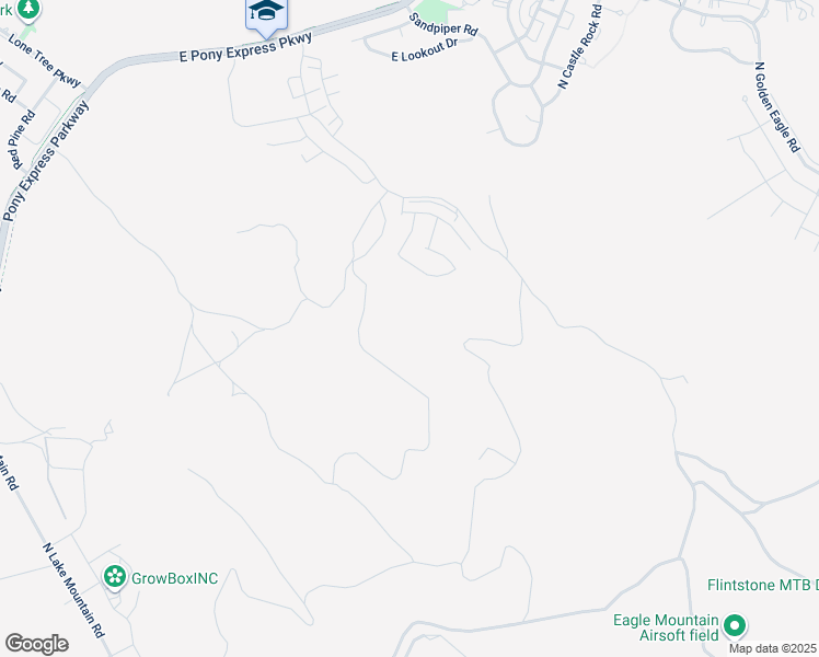 map of restaurants, bars, coffee shops, grocery stores, and more near Unnamed Road in Eagle Mountain