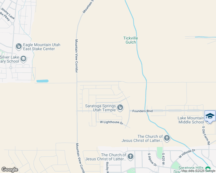 map of restaurants, bars, coffee shops, grocery stores, and more near Unnamed Road in Saratoga Springs