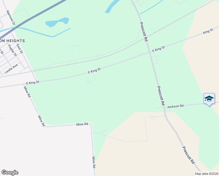 map of restaurants, bars, coffee shops, grocery stores, and more near 2410 East King Street in Lebanon