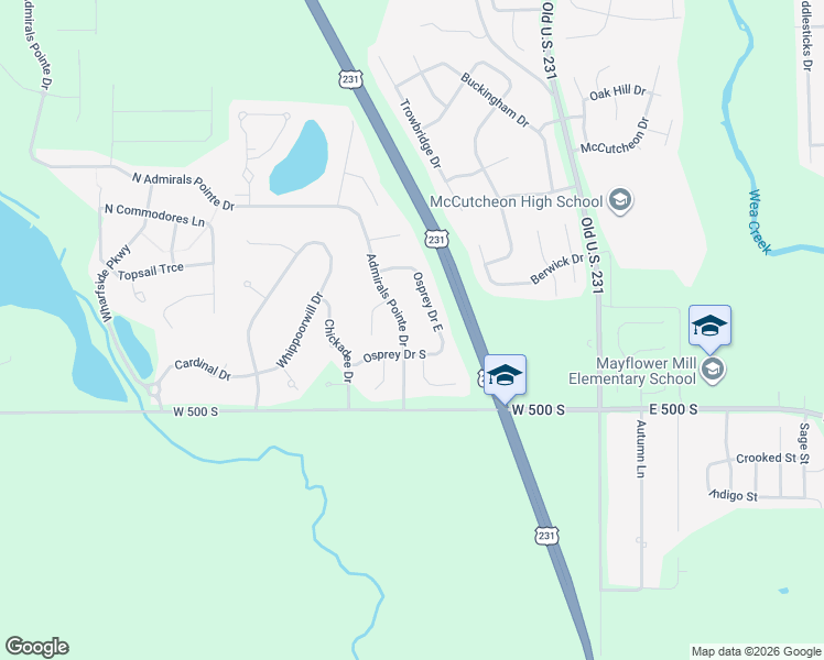 map of restaurants, bars, coffee shops, grocery stores, and more near 4825 Admirals Pointe Dr in Lafayette