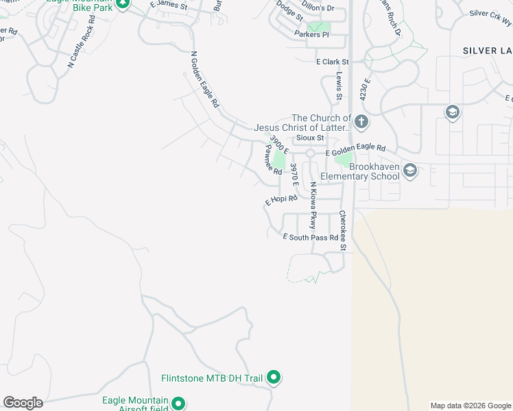 map of restaurants, bars, coffee shops, grocery stores, and more near 6993 Southpass Road in Eagle Mountain