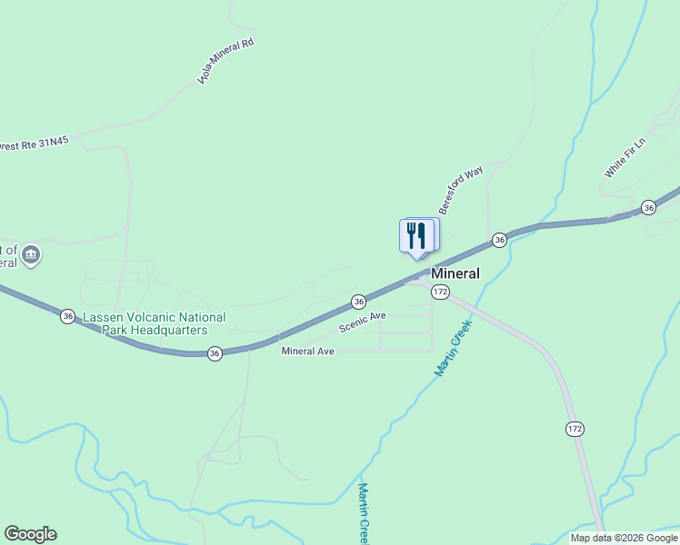 map of restaurants, bars, coffee shops, grocery stores, and more near 38249 Hampton Avenue in Mineral