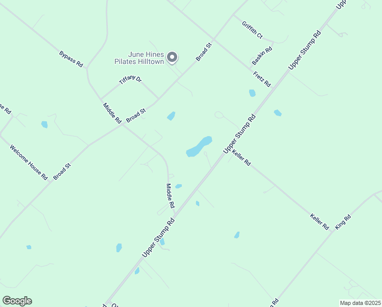 map of restaurants, bars, coffee shops, grocery stores, and more near 1714 Upper Stump Road in Perkasie
