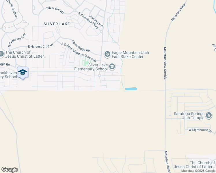 map of restaurants, bars, coffee shops, grocery stores, and more near 7030 North Golden Acres Loop in Eagle Mountain