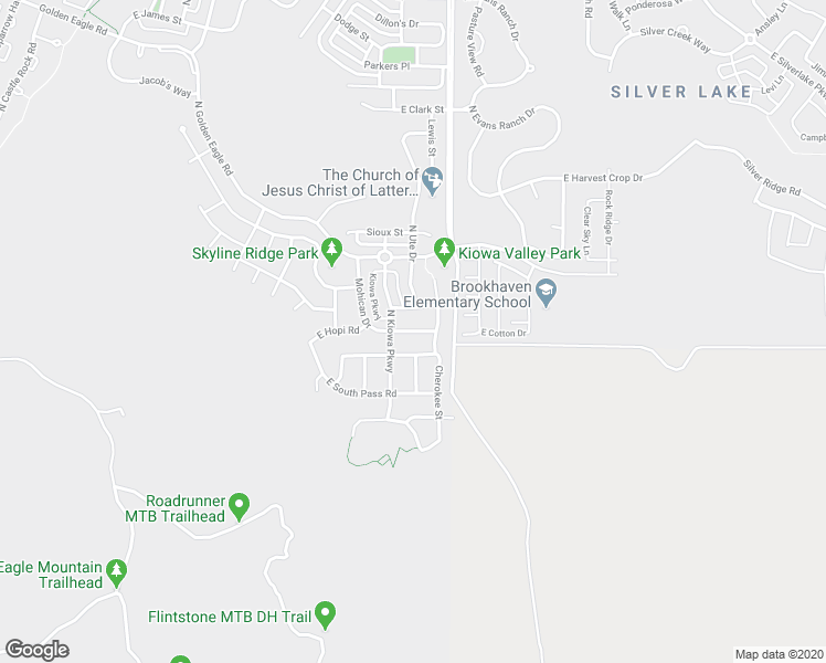 map of restaurants, bars, coffee shops, grocery stores, and more near 4054 East Mohican Drive in Eagle Mountain