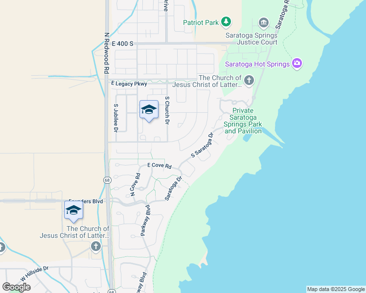 map of restaurants, bars, coffee shops, grocery stores, and more near 777 South Crooked Post Way in Saratoga Springs