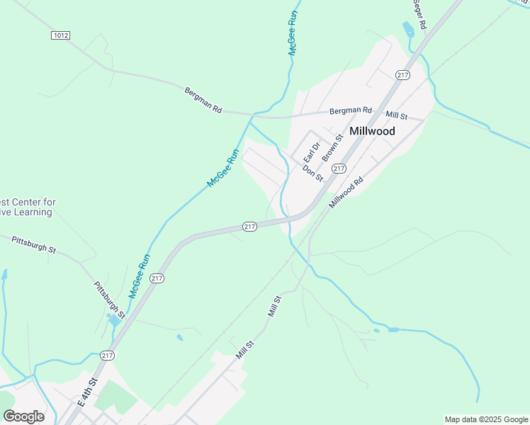 map of restaurants, bars, coffee shops, grocery stores, and more near 1257 Pennsylvania 217 in Derry