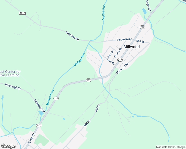 map of restaurants, bars, coffee shops, grocery stores, and more near 1257 Pennsylvania 217 in Derry