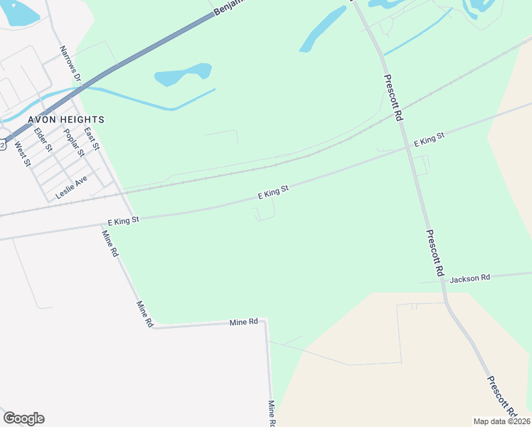 map of restaurants, bars, coffee shops, grocery stores, and more near 2410 East King Street in Lebanon