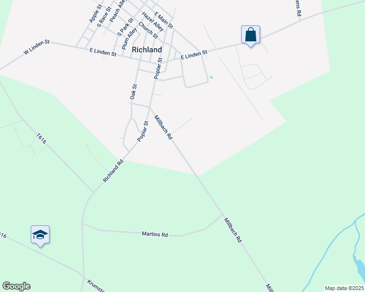 map of restaurants, bars, coffee shops, grocery stores, and more near 406 Millbach Road in Richland