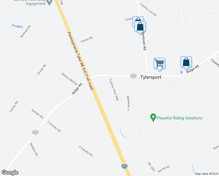 map of restaurants, bars, coffee shops, grocery stores, and more near 3 Wildflower Court in Telford