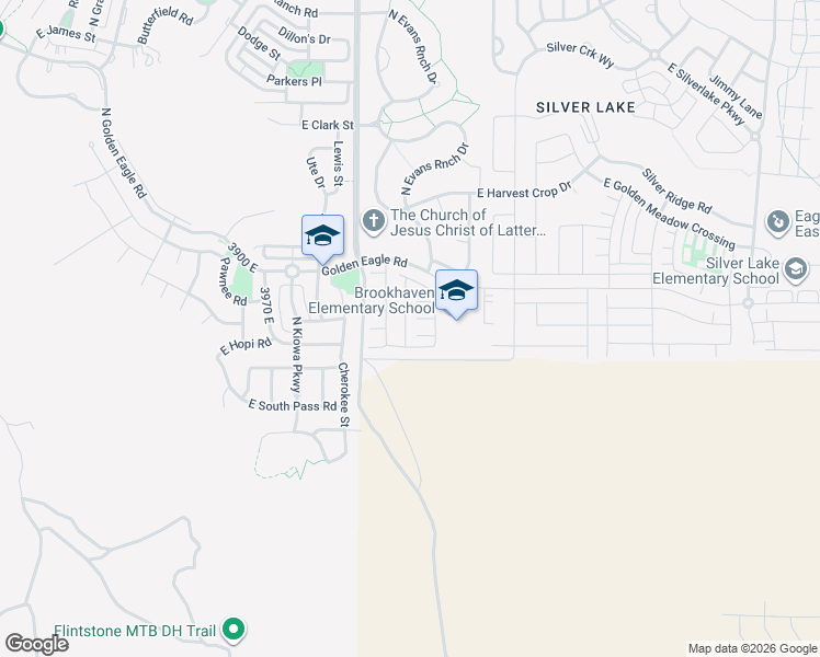 map of restaurants, bars, coffee shops, grocery stores, and more near 7058 North Mountain Field Drive in Eagle Mountain