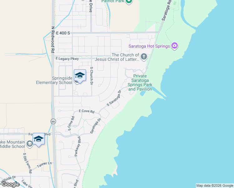map of restaurants, bars, coffee shops, grocery stores, and more near 755 Saratoga Drive in Saratoga Springs