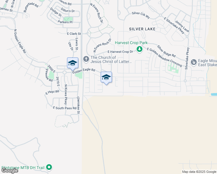 map of restaurants, bars, coffee shops, grocery stores, and more near 7082 North Seedling Drive in Eagle Mountain