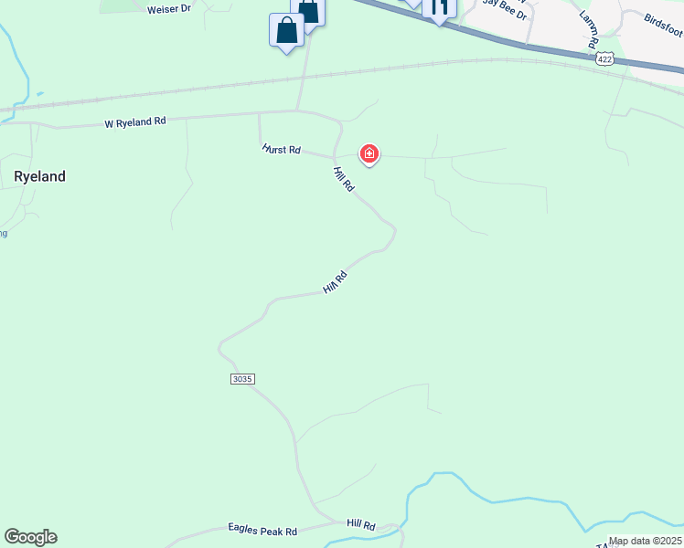 map of restaurants, bars, coffee shops, grocery stores, and more near 700 Hill Road in Reading
