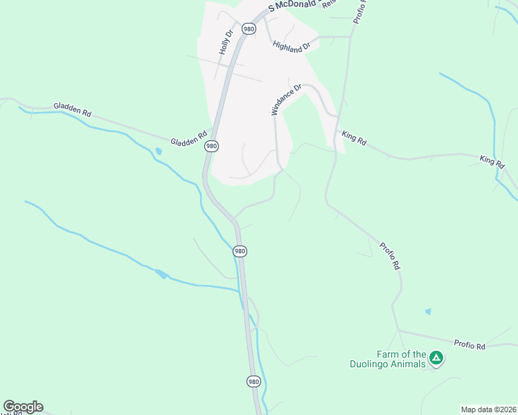 map of restaurants, bars, coffee shops, grocery stores, and more near 1012 Timber Run Drive in McDonald