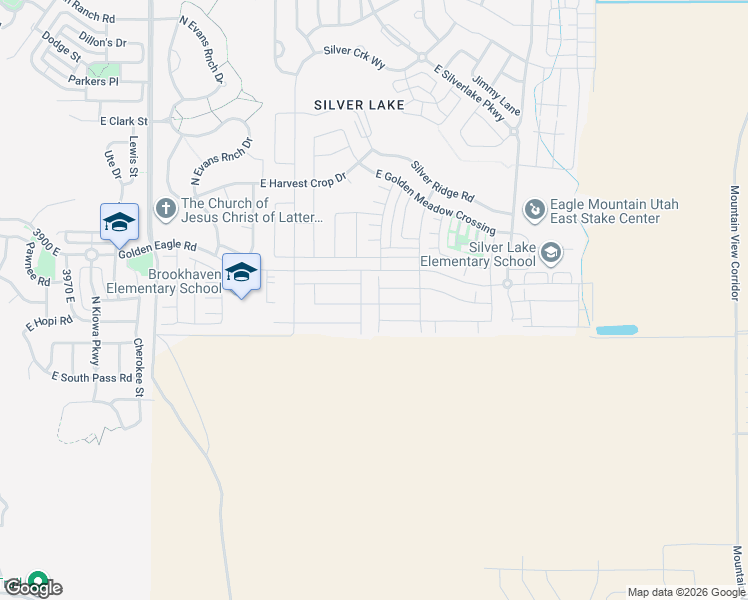 map of restaurants, bars, coffee shops, grocery stores, and more near 7077 North Spring Hill Lane in Eagle Mountain