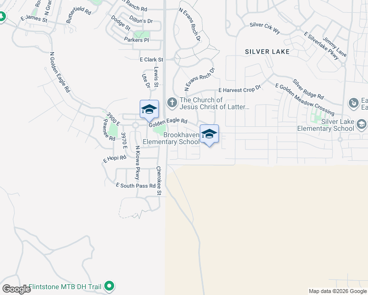 map of restaurants, bars, coffee shops, grocery stores, and more near 7073 North Mountain Field Drive in Eagle Mountain