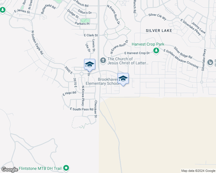map of restaurants, bars, coffee shops, grocery stores, and more near 7076 North Watermill Drive in Eagle Mountain