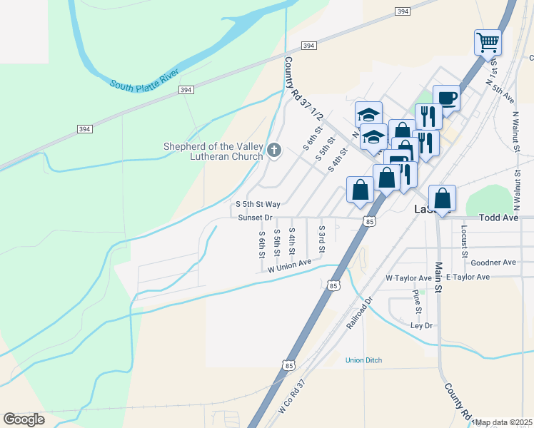 map of restaurants, bars, coffee shops, grocery stores, and more near 279 Sunset Drive in La Salle