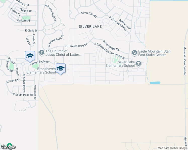 map of restaurants, bars, coffee shops, grocery stores, and more near 7077 North Spring Hill Lane in Eagle Mountain