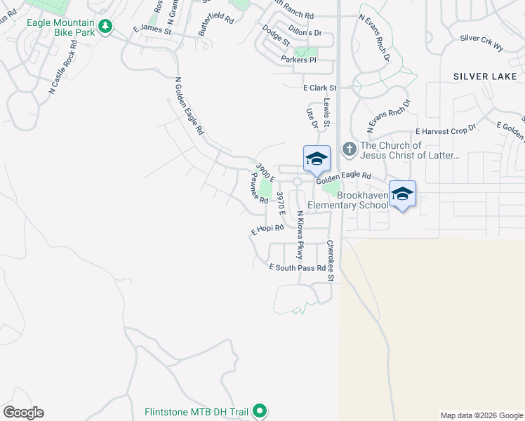 map of restaurants, bars, coffee shops, grocery stores, and more near 3919 Hollow Crest Drive in Eagle Mountain