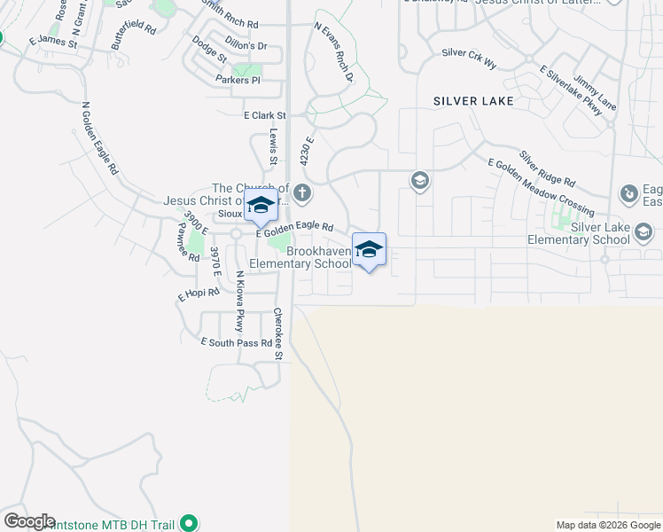 map of restaurants, bars, coffee shops, grocery stores, and more near 4302 Golden Grove in Eagle Mountain
