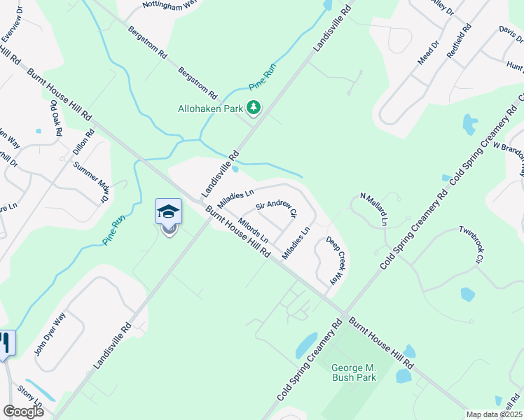 map of restaurants, bars, coffee shops, grocery stores, and more near 4216 Sir Andrew Circle in Doylestown