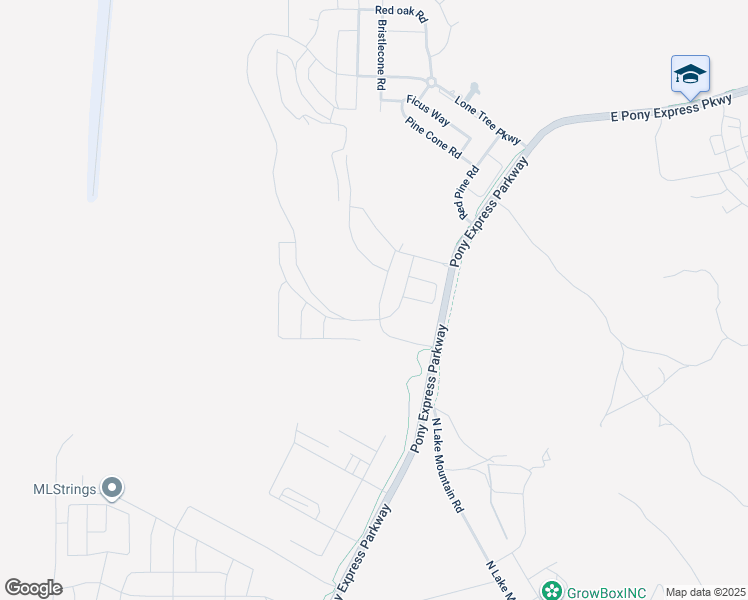 map of restaurants, bars, coffee shops, grocery stores, and more near 7121 North Oquirrh Ranch Parkway in Eagle Mountain