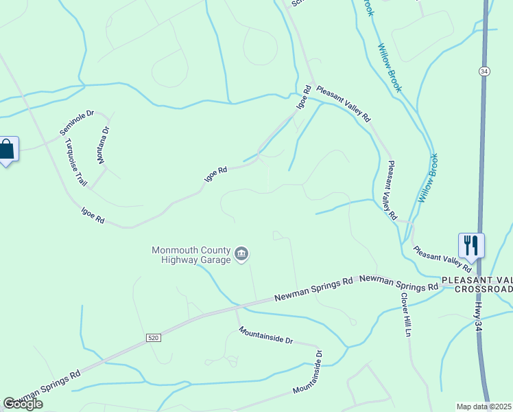 map of restaurants, bars, coffee shops, grocery stores, and more near 14 Embry Farm Road in Marlboro