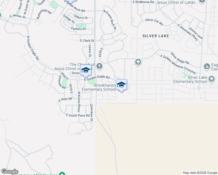 map of restaurants, bars, coffee shops, grocery stores, and more near 4302 Golden Grove in Eagle Mountain