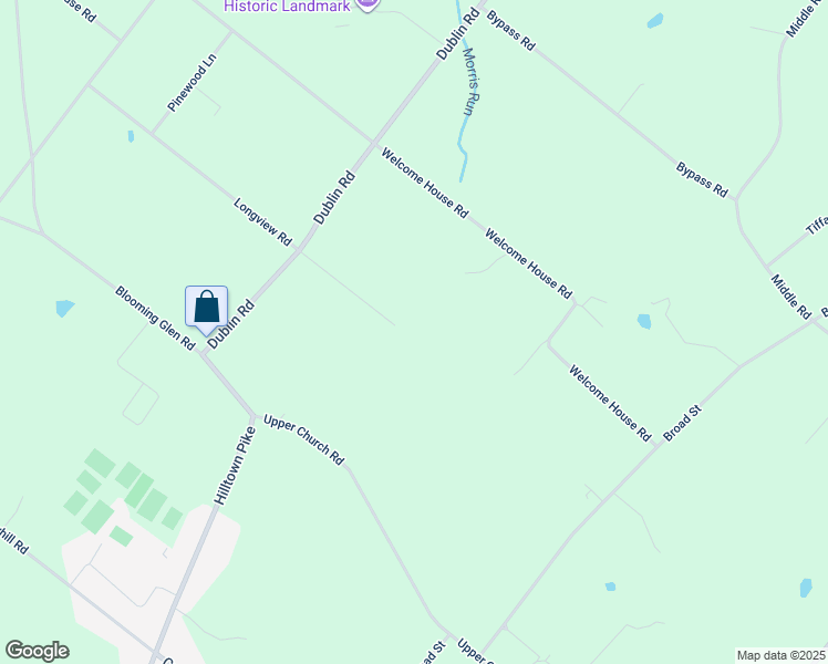 map of restaurants, bars, coffee shops, grocery stores, and more near 56 Pineside Drive in Perkasie