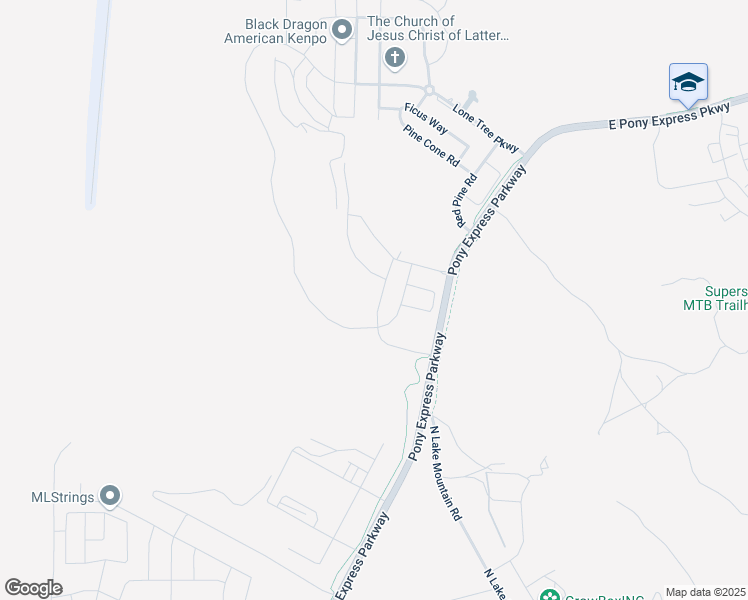 map of restaurants, bars, coffee shops, grocery stores, and more near 7137 North Oquirrh Ranch Parkway in Eagle Mountain
