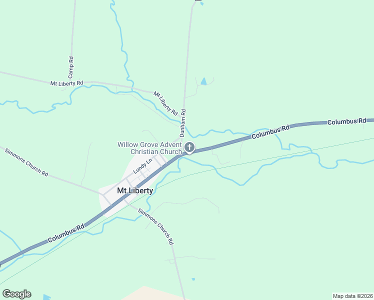 map of restaurants, bars, coffee shops, grocery stores, and more near 7401-7435 Dunham Road in Centerburg